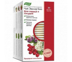 ЧАЙ БИО Д/СЕРДЦА И СОСУДОВ 1,5Г. №20 ПАК. /ЭВАЛАР/ (БАД)