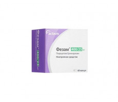 ФЕЗАМ 400МГ+25МГ. №60 КАПС. /БАЛКАНФАРМА/ЗДРАВЛЕ/