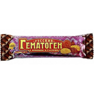 ГЕМАТОГЕН РУССКИЙ ИЗЮМ В ГЛАЗУРИ 40Г. ПЛИТКА /ФАРМ-ПРО/ ГЕМАТОГЕН РУССКИЙ ИЗЮМ В ГЛАЗУРИ 40Г. ПЛИТКА /ФАРМ-ПРО/