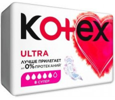 КОТЕКС ПРОКЛАДКИ УЛЬТРА СУПЕР СЕТЧ №8 КРЫЛЬЯ [KOTEX]