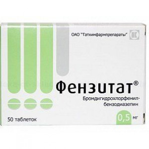 ФЕНЗИТАТ 0,5МГ. №50 ТАБ. /ТАТХИМФАРМ/