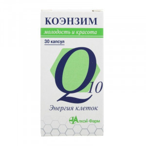 КОЭНЗИМ Q-10 ЭНЕРГИЯ КЛЕТОК 500МГ. №30 КАПС.