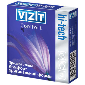 ВИЗИТ ПРЕЗЕРВАТИВ HI-TECH КОМФОРТ №3 [VIZIT]