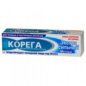 КОРЕГА КРЕМ Д/ФИКС. ЗУБ.ПРОТЕЗОВ 70Г. ЭКСТРА СИЛЬНЫЙ МЯТА [COREGA]