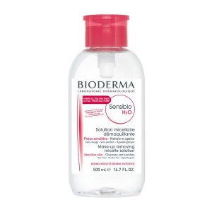 БИОДЕРМА СЕНСИБИО ВОДА МИЦЕЛ. ОЧИЩ. 500МЛ. ФЛ./ПОМПА [BIODERMA]