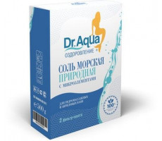 ДОКТОР АКВА СОЛЬ Д/ВАНН МОРСКАЯ ПРИРОДНАЯ 500Г.(250Г.Х №2) КОРОБКА [DR.AQUA]