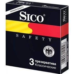 СИКО ПРЕЗЕРВАТИВ SAFETY №3 КЛАССИЧ. ЧЕРН.УПАК. [SICO]