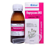ПЕРТУССИН-ЭКОЛАБ 100МЛ. СИРОП ФЛ. +МЕРН.ЛОЖКА/МЕРН.СТАКАНЧИК /ЭКОЛАБ/