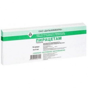ПИРАЦЕТАМ 200МГ/МЛ. 5МЛ. №10 Р-Р Д/В/В,В/М АМП. /ДАЛЬХИМФАРМ/ ПИРАЦЕТАМ 200МГ/МЛ. 5МЛ. №10 Р-Р Д/В/В,В/М АМП. /ДАЛЬХИМФАРМ/