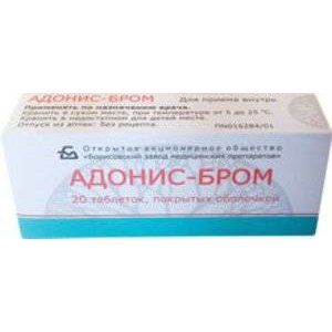 АДОНИС-БРОМ №20 ТАБ. П/О /БОРИСОВСКИЙ/