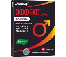 ЭФФЕКС СИЛДЕНАФИЛ 100МГ. №4 ТАБ. П/П/О /ЭВАЛАР/