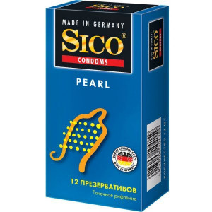 СИКО ПРЕЗЕРВАТИВ PEARL №12 ТОЧЕЧН. РИФЛЕНИЕ [SICO]