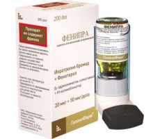 ФЕНИПРА 20МКГ+50МКГ/ДОЗА 200ДОЗ АЭРОЗОЛЬ Д/ИНГ. БАЛЛОН /ФАРМФАБРИКА СПБ/