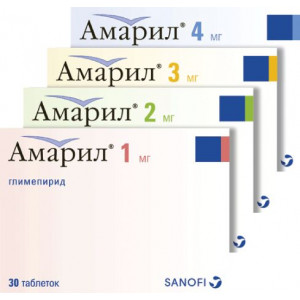 АМАРИЛ 1МГ. №30 ТАБ.