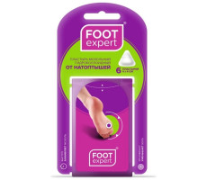 ФУТ ЭКСПЕРТ ГИДРОКОЛЛОИД. ЛЕЙКОПЛАСТ. ОТ НАТОПТЫШЕЙ 4Х4СМ. №6 [FOOT EXPERT]