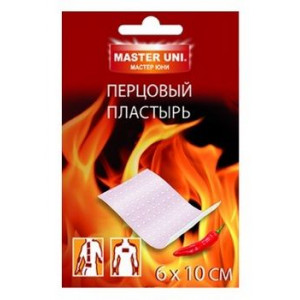 МАСТЕР ЮНИ ЛЕЙКОПЛАСТ. ПЕРЦОВЫЙ 6Х10 №1 ПЕРФ. [MASTER UNI]