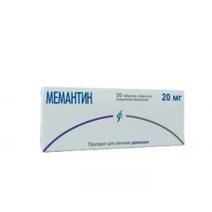 МЕМАНТИН 20МГ. №30 ТАБ. П/П/О /ИЗВАРИНО/ МЕМАНТИН 20МГ. №30 ТАБ. П/П/О /ИЗВАРИНО/