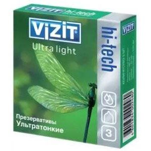 ВИЗИТ ПРЕЗЕРВАТИВ УЛЬТРАТОНКИЙ №3 ULTRA LIGHT [VIZIT]