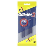 ЖИЛЛЕТ СТАНОК ЖИЛЛЕТ-2 №4+1(5) ОДНОРАЗОВЫЙ [GILLETTE]