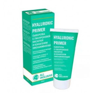 ВСЕ ВКЛЮЧЕНО HYALURONIC PRIMER СЫВОРОТКА ОМОЛАЖ. ГИАЛУР.К-ТА+КОЛЛАГЕН 50МЛ. [ALL INCLUSIVE]