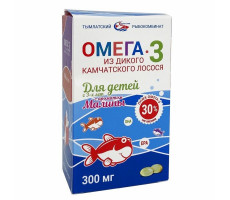 САЛМОНИКА ОМЕГА-3 ИЗ ДИКОГО КАМЧАТСКОГО ЛОСОСЯ ДЕТ. 3+ 300МГ. №84 КАПС. [SALMONICA]