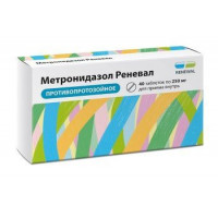 МЕТРОНИДАЗОЛ РЕНЕВАЛ 250МГ. №40 ТАБ. /ОБНОВЛЕНИЕ/