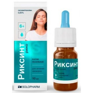 РИКСИНТ РИНО 0,05% 10МЛ. НАЗАЛ.КАПЛИ ФЛ. /СОЛОФАРМ/