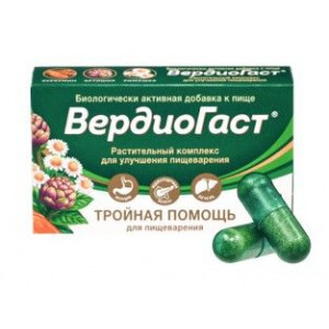ВЕРДИОГАСТ КОМПЛЕКС РАСТ. Д/ПИЩЕВАРЕНИЯ №30 КАПС. ВЕРДИОГАСТ КОМПЛЕКС РАСТ. Д/ПИЩЕВАРЕНИЯ №30 КАПС.