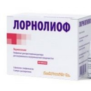 ЛОРНОЛИОФ 8МГ. №5 ЛИОФ. Д/Р-РА Д/В/В,В/М ФЛ.+Р-ЛЬ №5