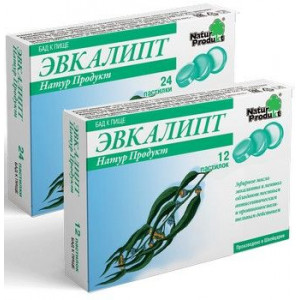 НАТУР ПРОДУКТ ЭВКАЛИПТ №24 ПАСТИЛКИ (БАД) [NATUR PRODUKT]