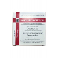КОКАРБОКСИЛАЗА 50МГ. ЛИОФ. Д/Р-РА Д/В/В,В/М + Р-ЛЬ 2МЛ. №5 АМП. (ККБ) /АРМАВИРСКАЯ/