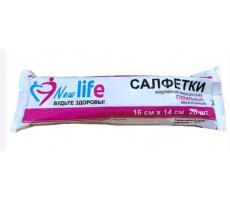 НЬЮ ЛАЙФ САЛФЕТКИ 2-Х СЛОЙНЫЕ СТЕР. 16МХ14СМ №20 [NEW LIFE] /НАВТЕКС/