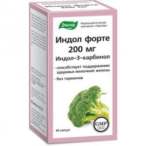 ИНДОЛ ФОРТЕ 200МГ. №60 КАПС. /ЭВАЛАР/ ИНДОЛ ФОРТЕ 200МГ. №60 КАПС. /ЭВАЛАР/