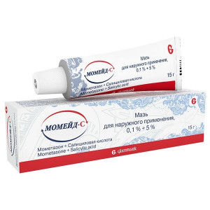 МОМЕЙД 0,1% 15Г. МАЗЬ Д/НАРУЖ.ПРИМ. ТУБА /ГЛЕНМАРК/ МОМЕЙД 0,1% 15Г. МАЗЬ Д/НАРУЖ.ПРИМ. ТУБА /ГЛЕНМАРК/