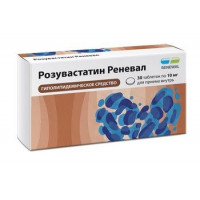 РОЗУВАСТАТИН РЕНЕВАЛ 10МГ. №30 ТАБ. П/П/О /RENEWAL/