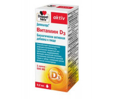 ДОППЕЛЬГЕРЦ АКТИВ ВИТ. Д3 500ME 9,2МЛ. КАПЛИ ФЛ. ДОЗАТОР