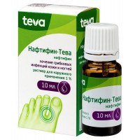 НАФТИФИН-ТЕВА 1% 10МЛ. №1 Р-Р Д/НАРУЖ.ПРИМ. ФЛ. /ВЕРТЕКС/