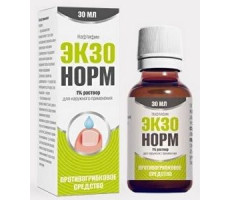 ЭКЗОНОРМ 1% 30МЛ. №1 Р-Р Д/НАРУЖ.ПРИМ. ФЛ.
