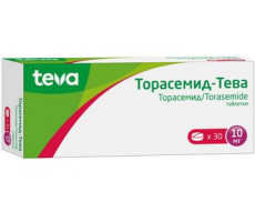 ТОРАСЕМИД-ТЕВА 10МГ. №30 ТАБ.