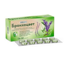 БИОФОРТЕ БРОНХОЦВЕТ ШАЛФЕЙ+ЭВКАЛИПТ+МЕД №30 ТАБ. [BIOFORTE]