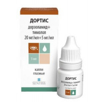 ДОРТИС 20МГ/МЛ.+5МГ/МЛ. 5МЛ. ГЛ.КАПЛИ ФЛ. /СЕНТИСС/