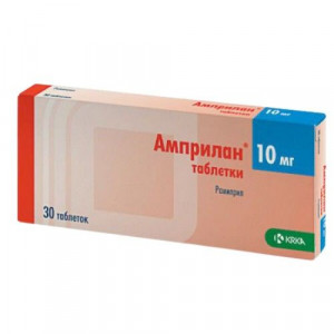 АМПРИЛАН 10МГ. №30 ТАБ. /KRKA/ АМПРИЛАН 10МГ. №30 ТАБ. /KRKA/