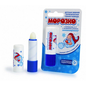 МОРОЗКО ПОМАДА ГИГИЕН. ЗИМНЯЯ ВИТ.А,E+РОМАШКА ДЕТ. 2,8Г.